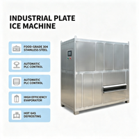 Machine à glaçons cubiques commerciale de qualité alimentaire avec réfrigérant R404A pour bateaux de pêche, usines de transformation des produits de la mer et entrepôts frigorifiques