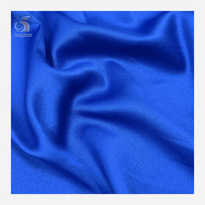 Çin Guangzhou saten kumaş üreticisi 85gsm Gem mavi işık Polyester donuk yüz saten kumaş 1 Yard - Product Image 5