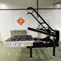 Mesin Press Panas Flatbed 100x120 cm 39x47 Inch Format Besar Manual untuk Pencetakan Sublimasi pada Pakaian