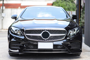 Lèvre avant de pare-chocs Sport en Fiber de carbone ZS C238 pour <span class=keywords><strong>Mercedes</strong></span> E200 E400 E500 coupé 2 portes 2017-2019 - Product Image 3