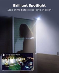 Caméras de sécurité <span class=keywords><strong>Reolink</strong></span> 5MP Extérieur <span class=keywords><strong>Sans</strong></span> <span class=keywords><strong>fil</strong></span> WiFi Vision nocturne couleur Détection humaine/véhicule Alimenté par énergie solaire Caméra IP Cloud - Product Image 2