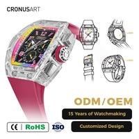 Montres de sport de luxe légères pour hommes Montres mécaniques automatiques ultra-légères Montres pour hommes tendance d'affair