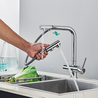 Robinet d'eau potable à 3 voies pour le système de filtre sous l'évier de cuisine