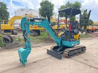 Occasion pour Excavatrice sur chenilles U17-5 de 1,7 tonne, moteur, pompe et boîte de vitesses d'origine, profondeur de fouille 2,3 m, garantie 1 an