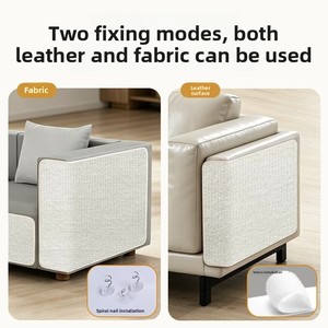 Tapis à gratter <span class=keywords><strong>pour</strong></span> <span class=keywords><strong>chat</strong></span> en sisal naturel, protection de <span class=keywords><strong>canapé</strong></span>, anti-rayures, coussin de grattage <span class=keywords><strong>pour</strong></span> animaux, housse de protection de meubles résistante à l'usure <span class=keywords><strong>pour</strong></span> chats - Product Image 3