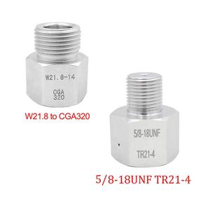 Adaptador regulador de tanque de Co2, herramienta de conversión de Soda Stream,<span class=keywords><strong>Paintball</strong></span>,CGA320, cilindro W21.8 a herramienta de aire, HomeBrew, acuario - Product Image 4