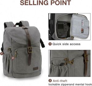 Free Sample <b>Camera</b> <b>Backpack</b>, BAGSMAR DSLR <b>Camera</b> Bag <b>Backpack</b> Anti-Theft and Waterproof <b>Camera</b> <b>Backpack</b> Fit up to 15" Laptop - Product Image 4