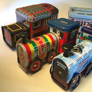 Tùy Chỉnh In Món Quà Giáng Sinh <span class=keywords><strong>Tin</strong></span> Sắt Đồ Chơi Train Xe Buýt Xe Tải Xe Hình Trẻ Em Chơi Thẻ Lưu Trữ Hộp Xe Tải Hộp Cho Trẻ Em - Product Image 2