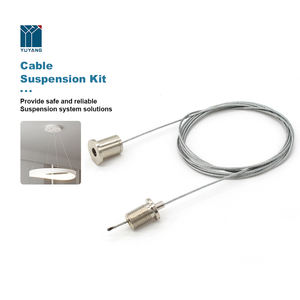 Luminaires personnalisés, kit de <span class=keywords><strong>suspension</strong></span> de câble, lumières, pince de câble réglable, fil d'acier, kit de <span class=keywords><strong>suspension</strong></span> au plafond - Product Image 1