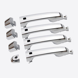 Poignée de porte de voiture chromée intelligente sans clé, mise à niveau pour <span class=keywords><strong>Toyota</strong></span> <span class=keywords><strong>Land</strong></span> <span class=keywords><strong>Cruiser</strong></span> LC200 FJ200 2008-2015, de 08-15 à 2020 - Product Image 2