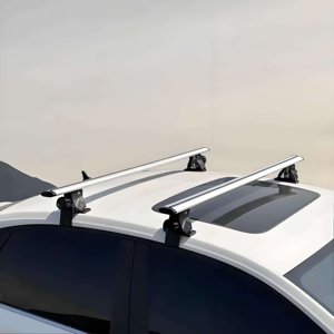 Portapacchi <span class=keywords><strong>Universale</strong></span> per <span class=keywords><strong>Auto</strong></span> in Lega di Alluminio di Alta Qualità con Barre Trasversali - Product Image 3