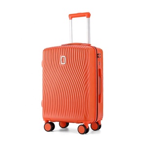 Maleta Coreana de ABS+PC para Mujer, Color Puro, Bolsa de Viaje con Candado TSA, Diseño Moderno, Tendencia Italiana - Product Image 4