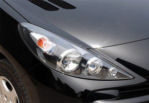 YEA AUTO Cache Phare Avant de Voiture Lentille en Verre pour Peugeot <span class=keywords><strong>207</strong></span> <span class=keywords><strong>2009</strong></span> - 2013 Abat-jour PC Coque Transparente Verre de Phare - Product Image 6