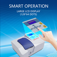 Spectrophotomètre UV-Vis DV-8200 à faisceau unique, largeur de bande 2nm/4nm, spectrophotomètre visible pour les laboratoires de contrôle qualité