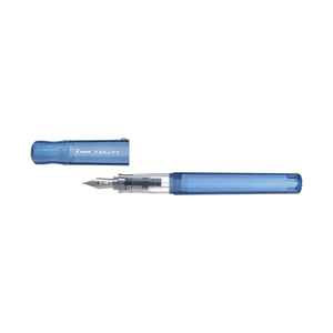 Stylo plume démonstrateur transparent FKA-1SR, pointe en acier souriante, tailles F et M, cinq couleurs transparentes vives - Product Image 1