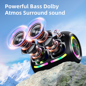 Yüksek güç için bağnaz ZE01 taşınabilir RGB LED ile <span class=keywords><strong>Bluetooth</strong></span> hoparlör 120W USB <span class=keywords><strong>Woofer</strong></span> için cep telefonu partiler için büyük boy - Product Image 6