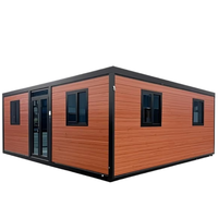 Maison conteneur modulaire préfabriquée moderne de 20 pieds et 40 pieds, mini-maison mobile extensible et pliable avec certification, réponse rapide