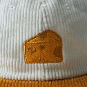 Casquette vintage en velours côtelé à bord court, broderie personnalisée, 6 panneaux, style rétro streetwear, casquette de sport - Product Image 2