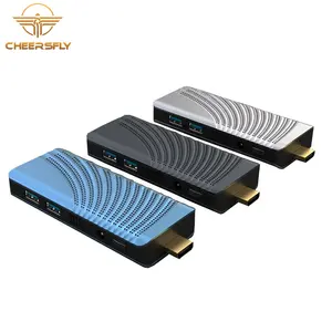 Cheersfly Small Size T6 Pro J4125 6G RAM 128G ROM mini pc win10 smart tv 4K computer mini pc N4000 thin pc