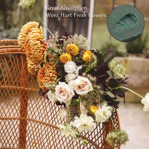 Bloques de Espuma Floral Redondos para Usar en una Variedad de Arreglos Florales con Flores Frescas para Bodas, Cumpleaños y Otros Eventos Especiales - Product Image 6