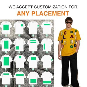 Camiseta Personalizada con Estampado Puff para Hombre, Blanca, Estilo Urbano, Gráfico SNSB <span class=keywords><strong>World</strong></span> Never Fold, Letras Azules, Oversize, Hip Hop - Product Image 3