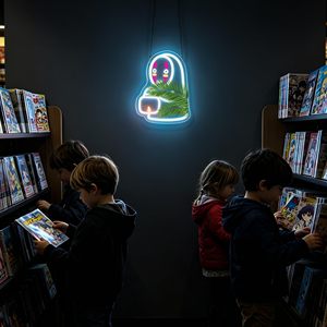 Letrero de Neón de Anime para Decoración de Pared, Luz de Neón LED para Sala de Juegos, Luces de Dibujos Animados para Fanáticos del <span class=keywords><strong>Manga</strong></span>, Dormitorio, Tienda, Bar, Letreros de Neón - Product Image 6