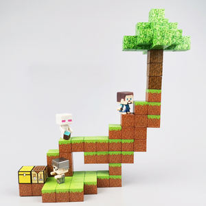 Nouveau bloc d'assemblage magnétique personnalisé My World bloc de construction magnétique jouet éducatif pour enfants <span class=keywords><strong>maison</strong></span> de Village créative - Product Image 5