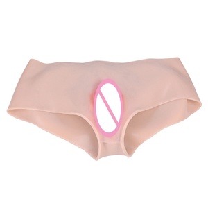 Support Drop Shipping Adult Shop With Realistic Pussy Strap on Pants for Male Real Vagina Pants Sissy Sex Toy - Product Image 3