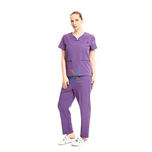 Set di scrub ospedalieri Stretch abbigliamento da lavoro infermieristico medico moda Jogger uniforme da infermiera uomo donna