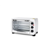 Four électrique multifonction 30L pour pizzas, fruits, barbecue, grille-pain, mini cuisinière avec 2 plaques chauffantes