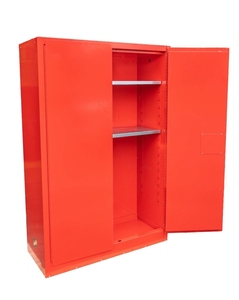 <span class=keywords><strong>Armoire</strong></span> de sécurité extérieure en acier ignifuge 170L à double porte rouge de 45 gallons <span class=keywords><strong>pour</strong></span> le stockage de produits chimiques industriels <span class=keywords><strong>pour</strong></span> <span class=keywords><strong>l</strong></span>'école et <span class=keywords><strong>l</strong></span>'hôpital - Product Image 4