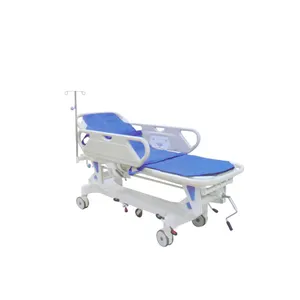 Maca de plástico ABS para transporte de pacientes, cama de emergência médica de alta qualidade, ambulância hospitalar, carrinho para vendas