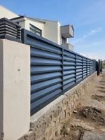 Panneaux de clôture de sécurité en aluminium de qualité supérieure avec finition durable revêtue de poudre et capacité de service d'exportation