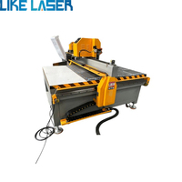 New High Efficiency Multi Heads CNC Glass Cutting Machine with Fiber Laser Water Cooling DWG/DXF Supported High Productivity
