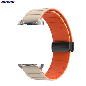 Nouveau bracelet en silicone pour <span class=keywords><strong>Huawei</strong></span>, style armure, avec fermoir magnétique, pour remplacement - Product Image 1