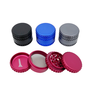 מותאם אישית לוגו חדש 4 שכבות אלומיניום צמחים טבק הרב מטחנות מגנט מטחנות עישון - Product Image 6