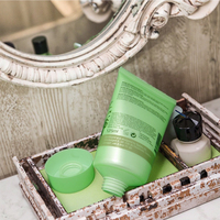Tube en plastique transparent en gros 10-200ml avec couvercle à vis PE pour emballage de nettoyant visage, crème pour les mains, lotion, cosmétiques vides LIXIN/OEM