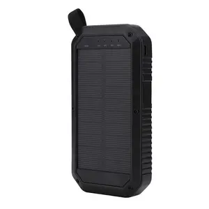 Portable smart USB Panel Charger with 36 LEDs and 3 USB Output Ports Waterproof Solar Power bank for mobile phone