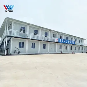 Çin inşaat düz paketi prefabrik kamp konteyner küçük kabin ev prefabrik kampları satılık