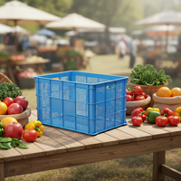 755 caisses en plastique PP de haute qualité, empilables, pour le stockage des fruits et légumes