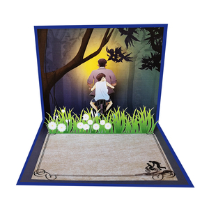 Biglietto di auguri Pop-Up 3D fatto a mano grazie papà per tutto quello che fai-regalo per la festa del papà per <span class=keywords><strong>amore</strong></span> aziendale o occasioni di compleanno - Product Image 1