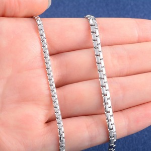 Accesorios de Joyería de Acero Inoxidable para Mujer y Hombre, Cadena Plana Metálica, Collar Gargantilla, Resistente al Agua, Regalo DIY - Product Image 6
