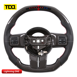 Volante Deportivo de Fibra de Carbono de Alta Calidad para Jeep Wrangler JK 2010-2017 Grand Cherokee Commander Compass - Product Image 4