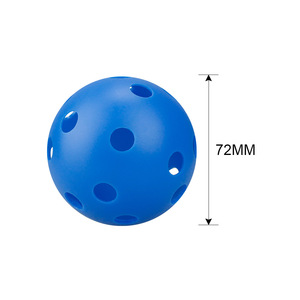 Pelotas de Pickleball Personalizadas al por Mayor de Alta Calidad, Profesionales, de 40 Hoyos para Exteriores y 26 Hoyos para Interiores, para Entrenamiento - Product Image 2