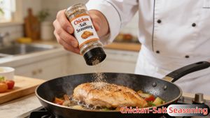 Assaisonnement Premium à Base de Poulet Séché et d'Oignon, <span class=keywords><strong>Sel</strong></span>, 500gX6Bouteilles/Boîte - Mélange Industriel Standardisé, <span class=keywords><strong>Bouillon</strong></span> en Poudre, Épices, Snacks - Product Image 4