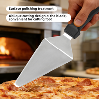 Spatule à pizza de qualité alimentaire OEM, bord biseauté, spatule de service pour tarte, facile à nettoyer, spatule à pâtisserie, pelle à gâteau durable pour la cuisine