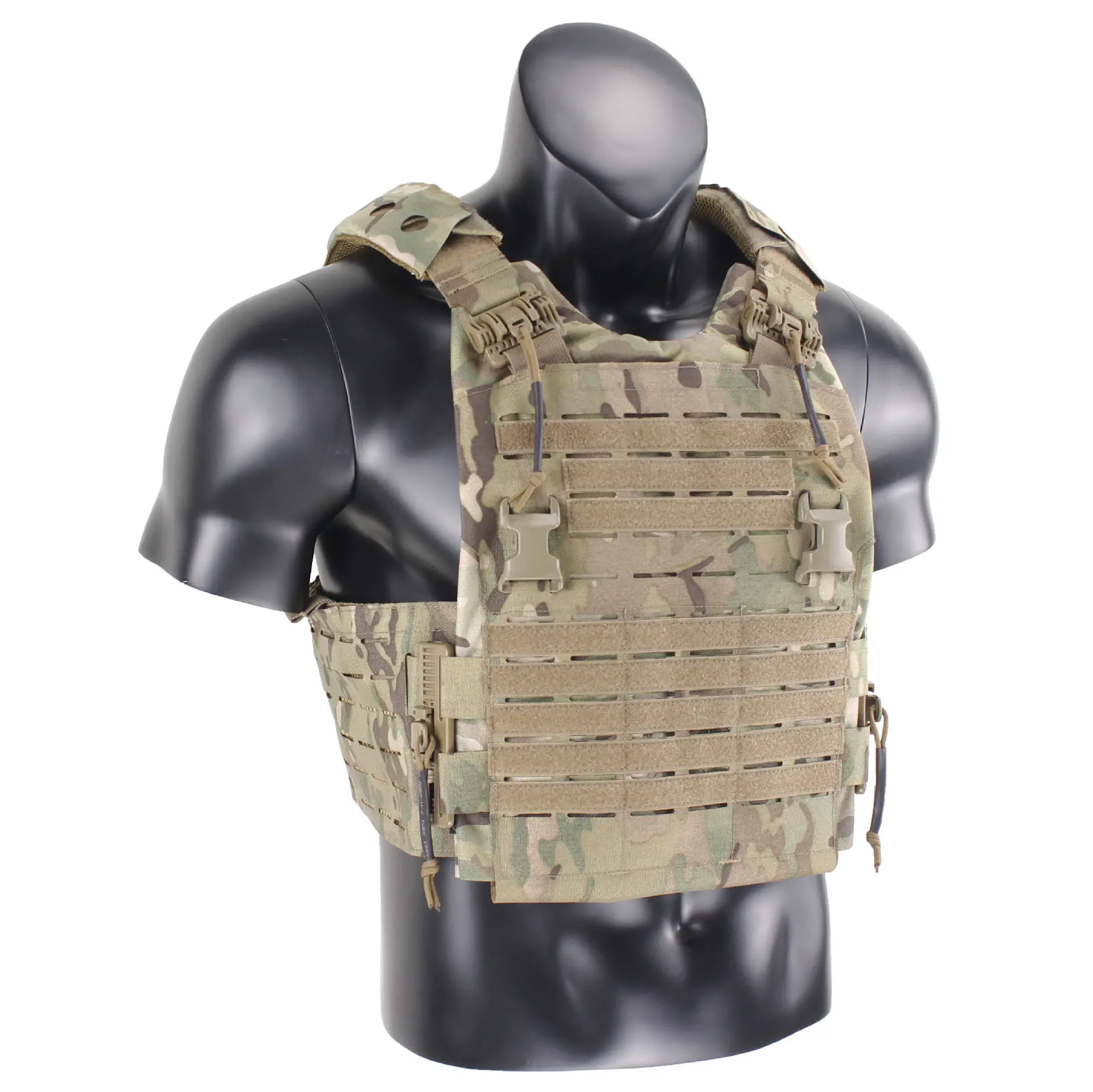 Schnellverschluss 1000D langlebige taktische Ausrüstungstraining Tactical Plate Carrier Laser-Schnitt taktische Rüstung Weste