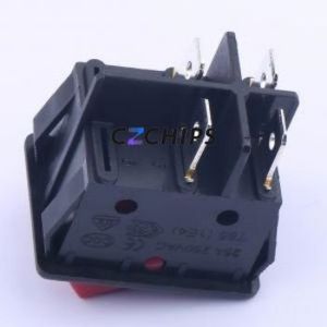 R-6-210-C5N-BR Rocker Switch Through hole Component (THT) Switch 32mm 25mm 38mm Concave Bend - Product Image 2