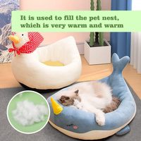 Rembourrage en polyester de 7 oz, rembourrage en fibres à haute résilience pour l'artisanat, rembourrage pour animaux en peluche au crochet