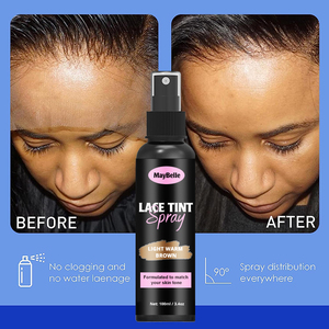 <span class=keywords><strong>Spray</strong></span> de teinte de dentelle 100ml pour perruques imperméable à l'eau brun clair brun moyen brun foncé perruque teinte de dentelle - Product Image 2